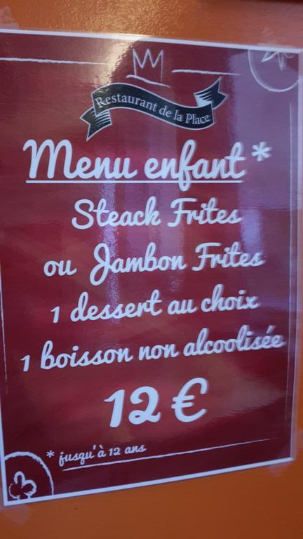 Voujeaucourt Pension Hotel Restaurant De La Place מראה חיצוני תמונה